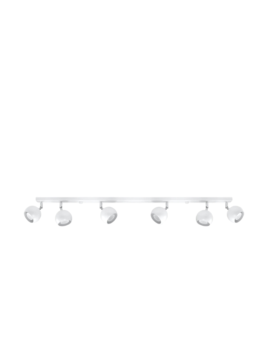 
Design Deckenlampe „Oculare“ 6-Flammig - Weiss