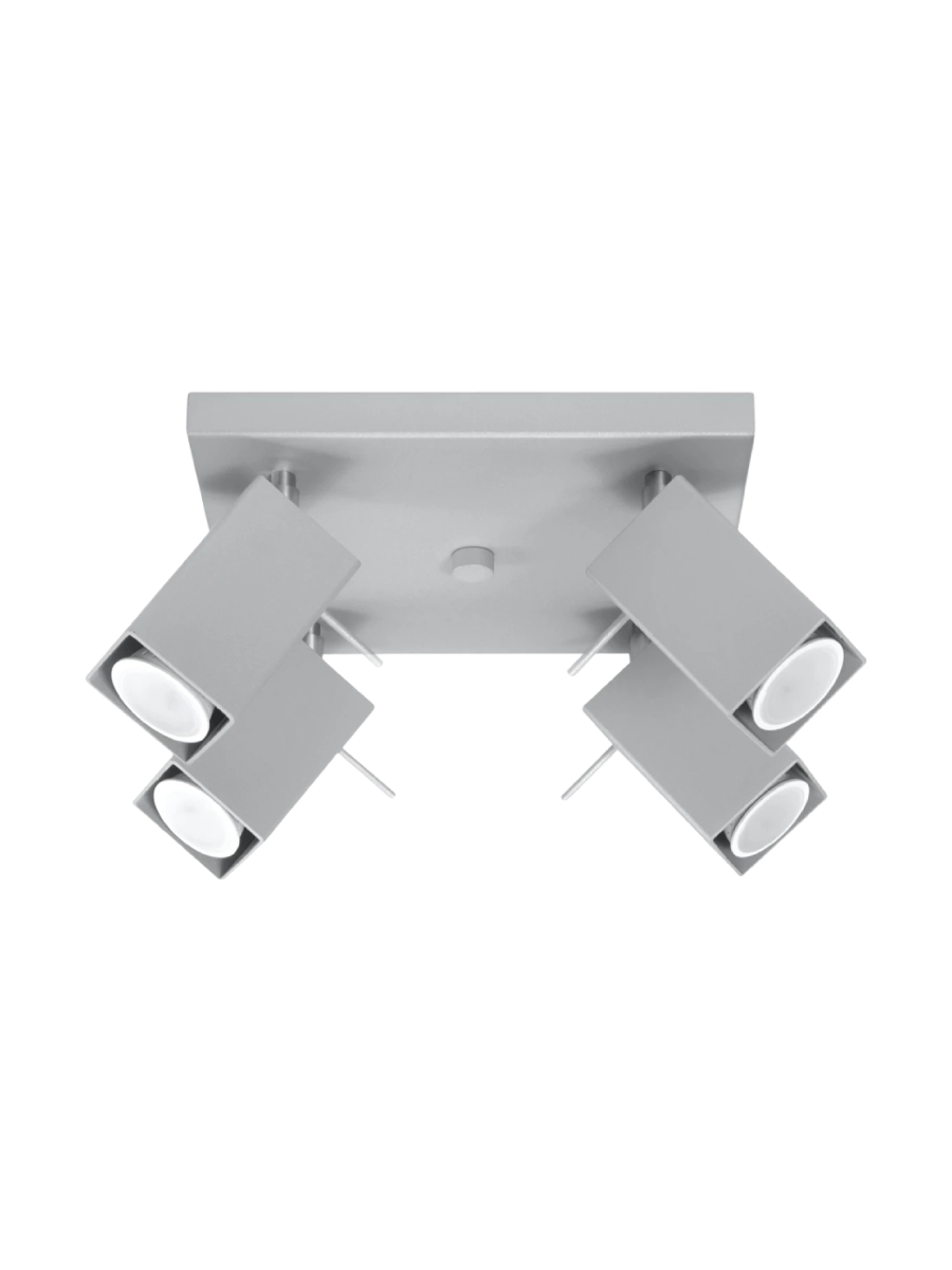
Design Deckenlampe „Merida II“ 4-flammig - Grau