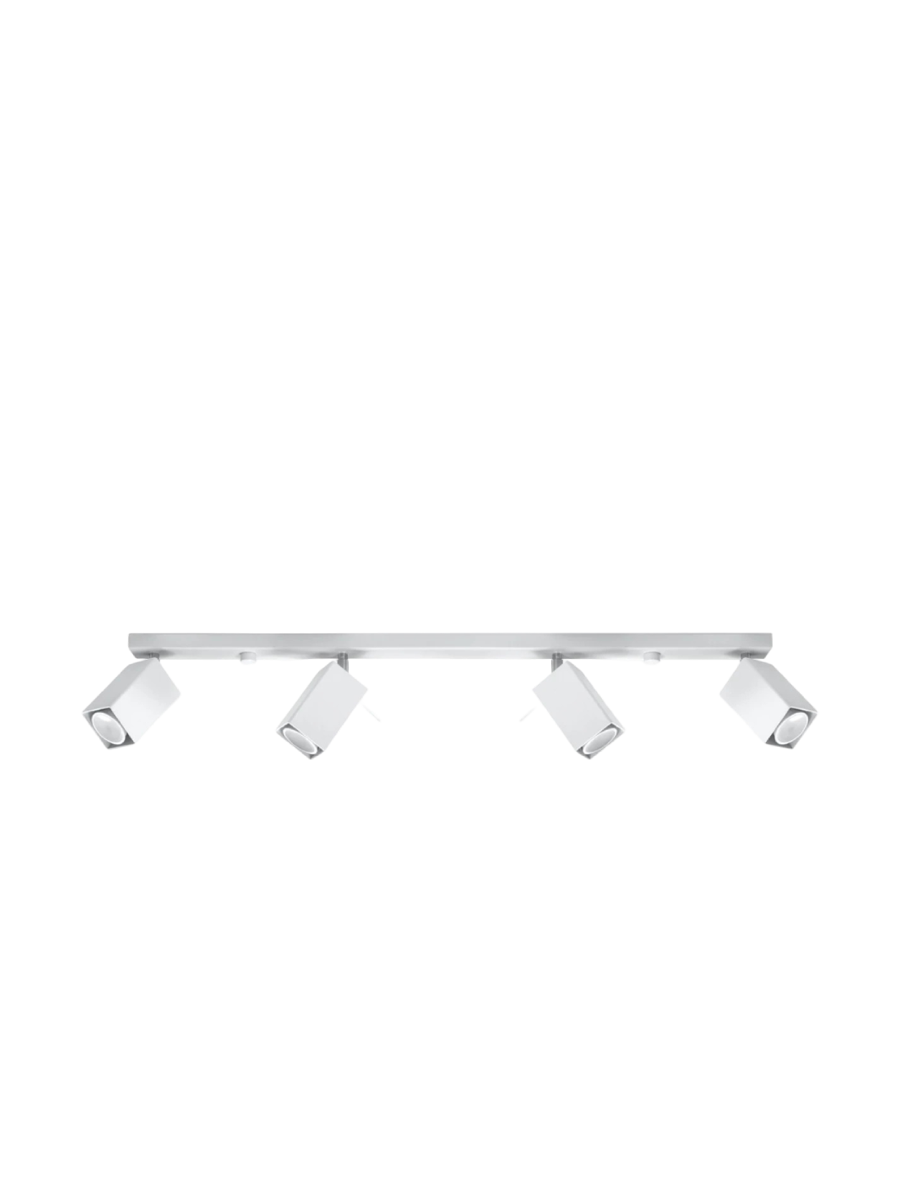 
Design Deckenlampe „Merida“ 4-flammig - Weiss