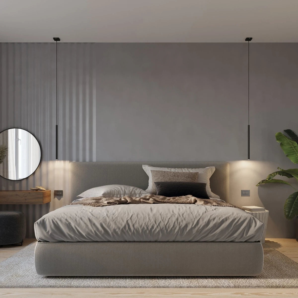 
Suspension design « Pastelo », 1 lampe - Noir