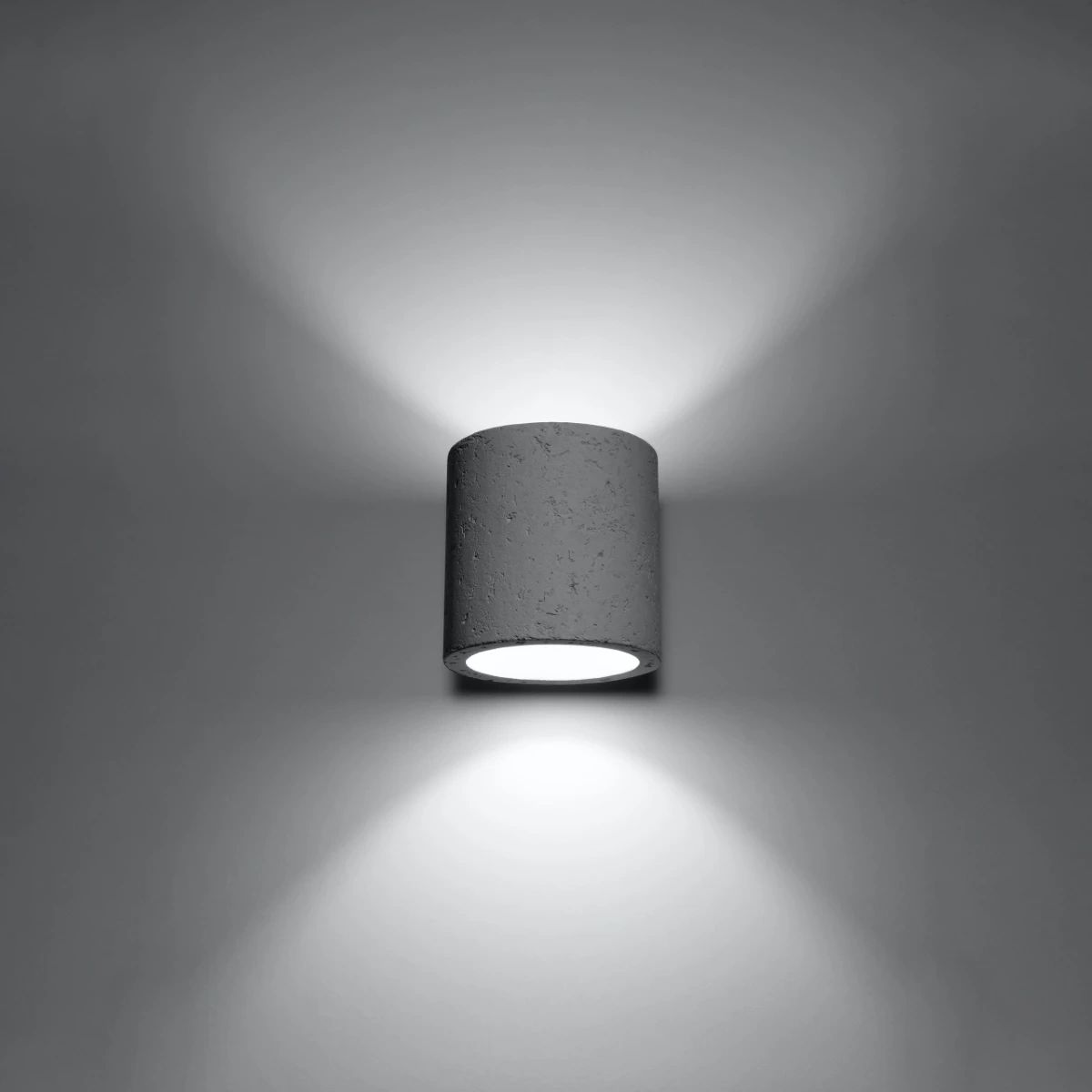 
Design Wandlampe „Orbis“ - Grau