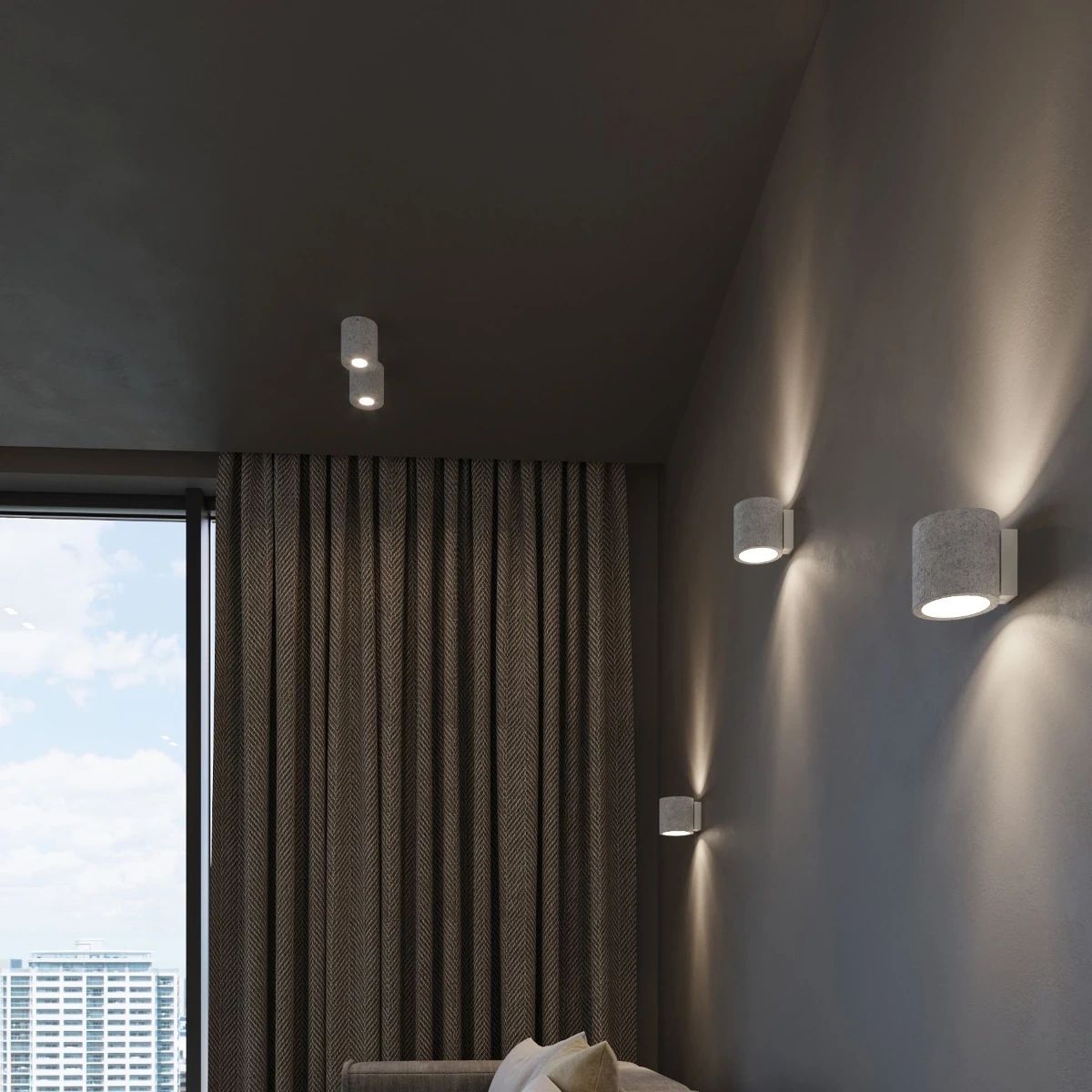 
Design Deckenlampe „Orbis“ - Grau