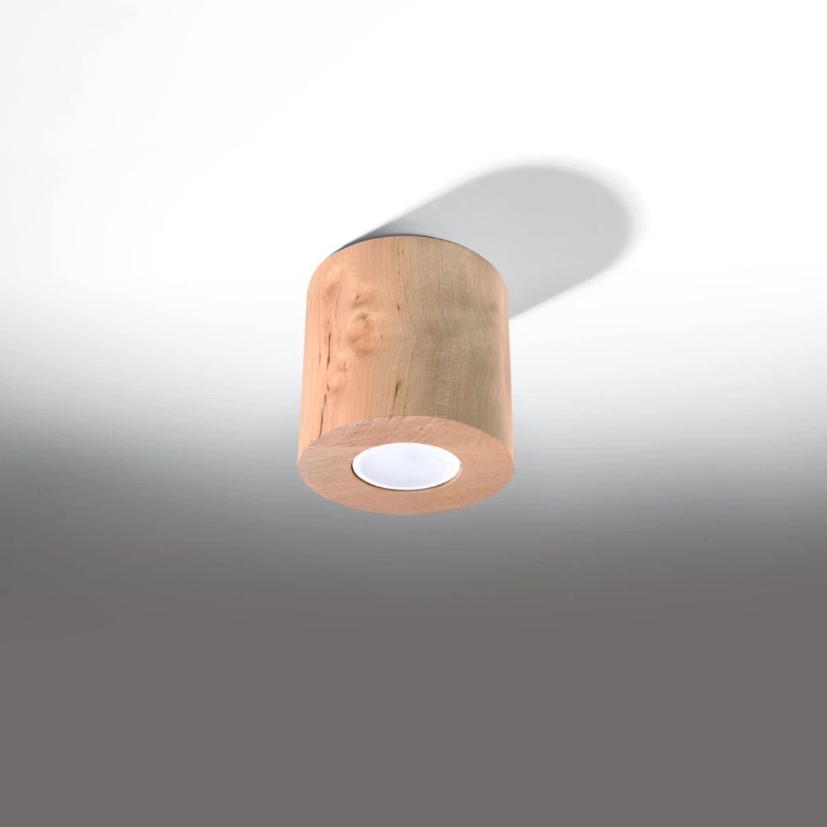 
Lampada da soffitto di design «Orbis» - Legno naturale