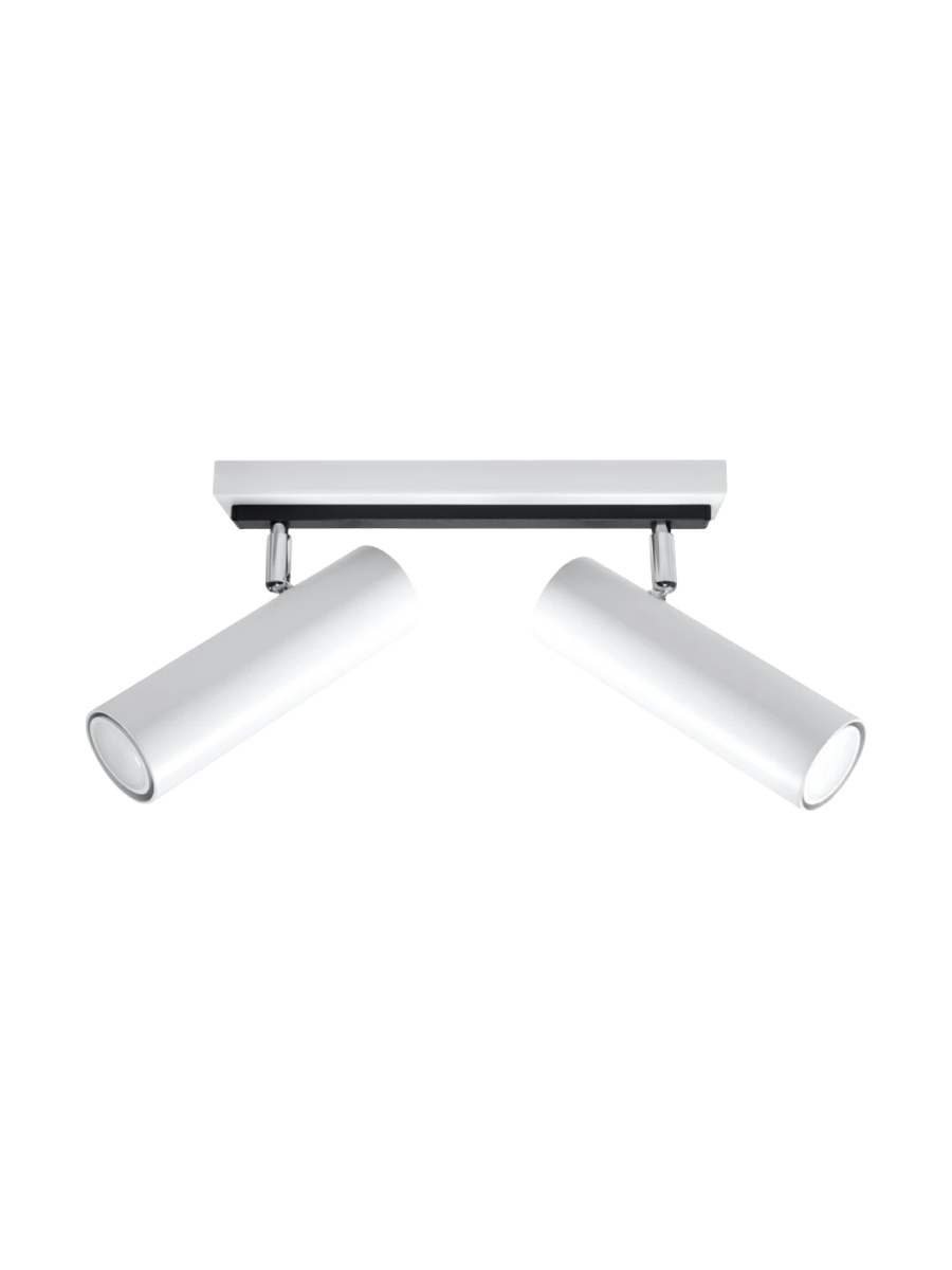 
Design Deckenlampe „Direzione“ 2-flammig - Weiss