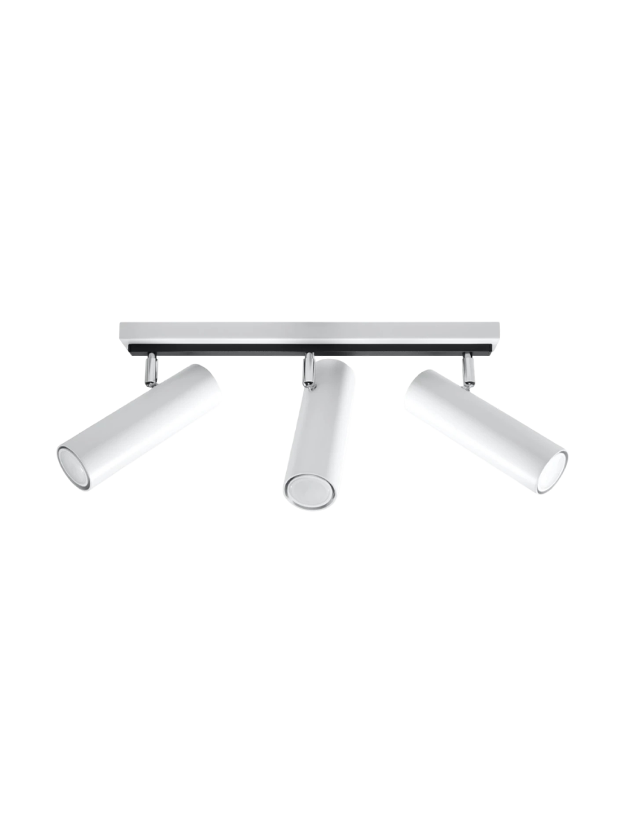 
Design Deckenlampe „Direzione“ 3-flammig - Weiss