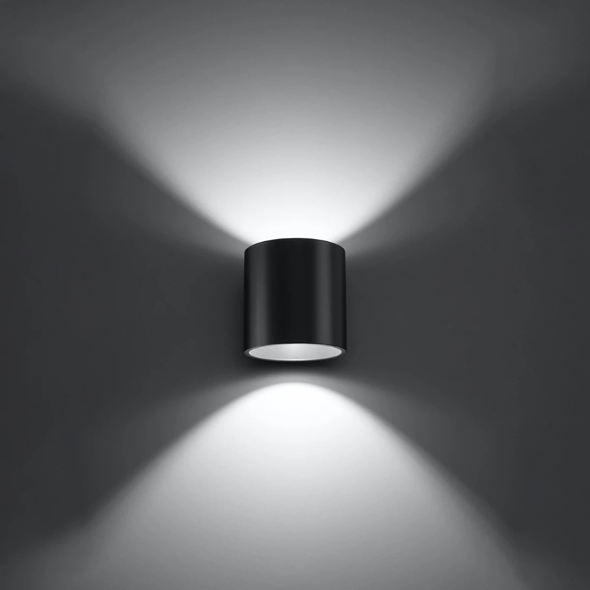
Design Wandlampe „Orbis“ 1-flammig - Anthrazit