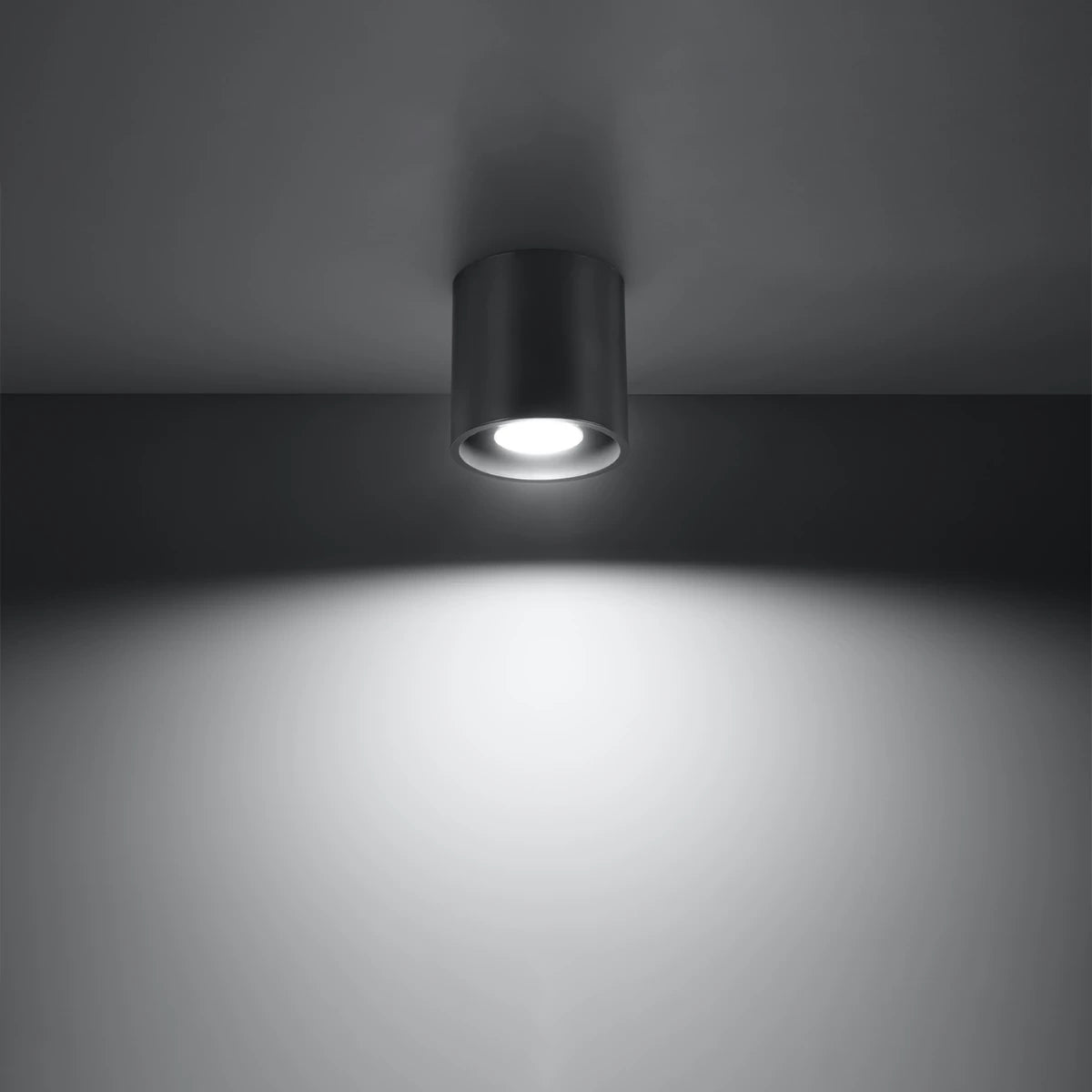 
Design Deckenlampe „Orbis“ 1-flammig - Anthrazit