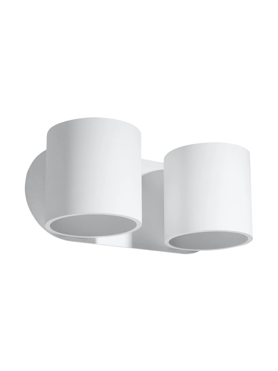 
Design Wandlampe „Orbis“ 2-flammig - Weiss