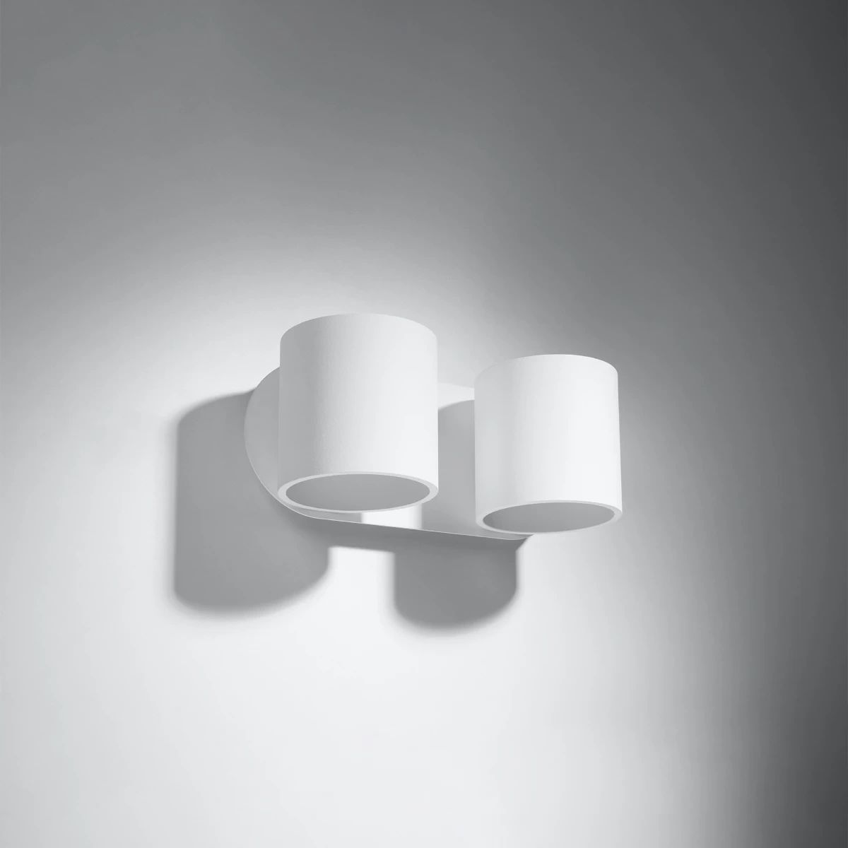 
Design Wandlampe „Orbis“ 2-flammig - Weiss