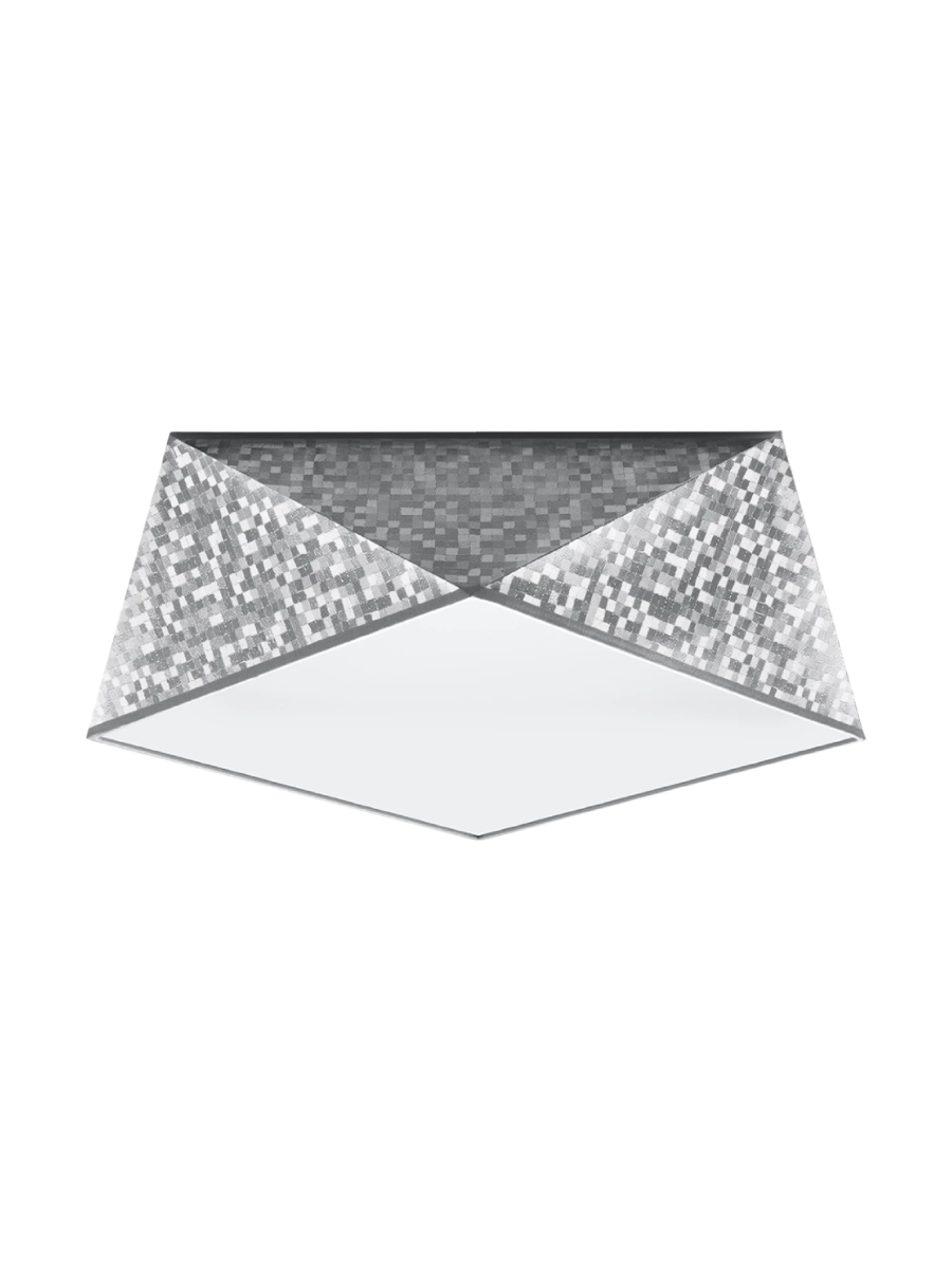 
Design Deckenlampe „Hexa“ Ø 35 cm - Silber