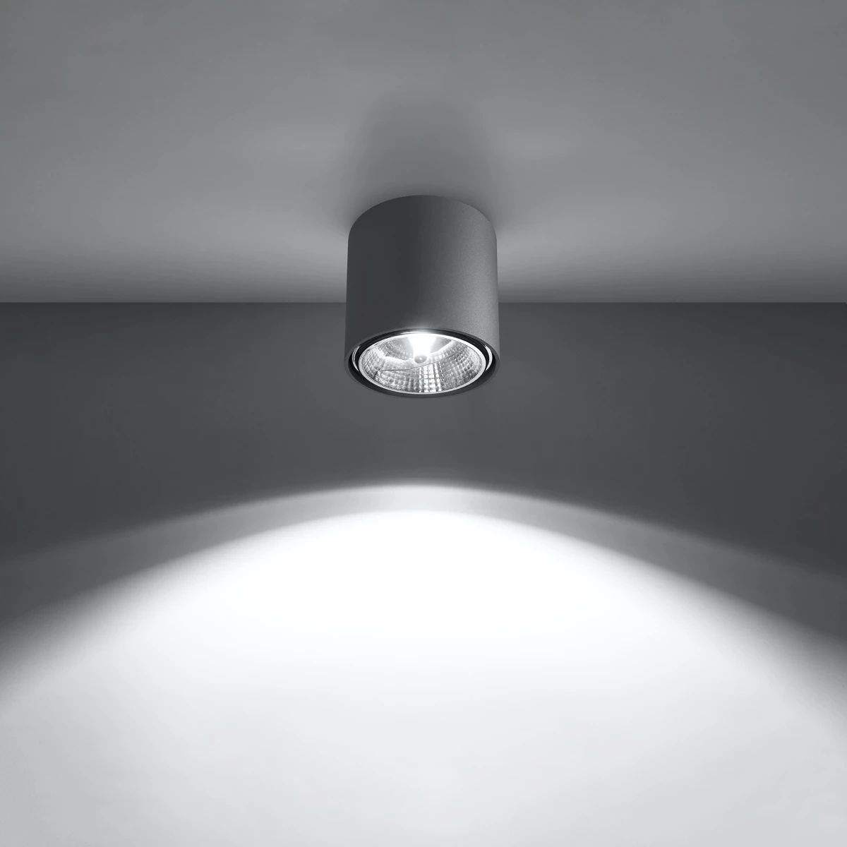 
Lampada da soffitto di design «Tiube» - Grigio