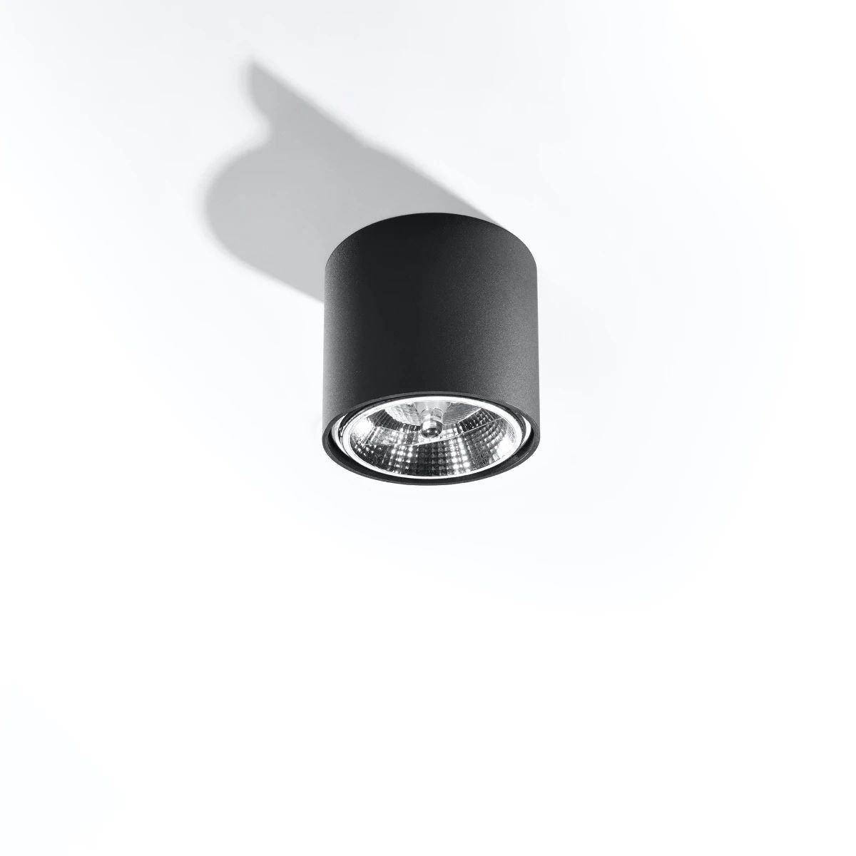 
“Tiube” designer ceiling light - Black