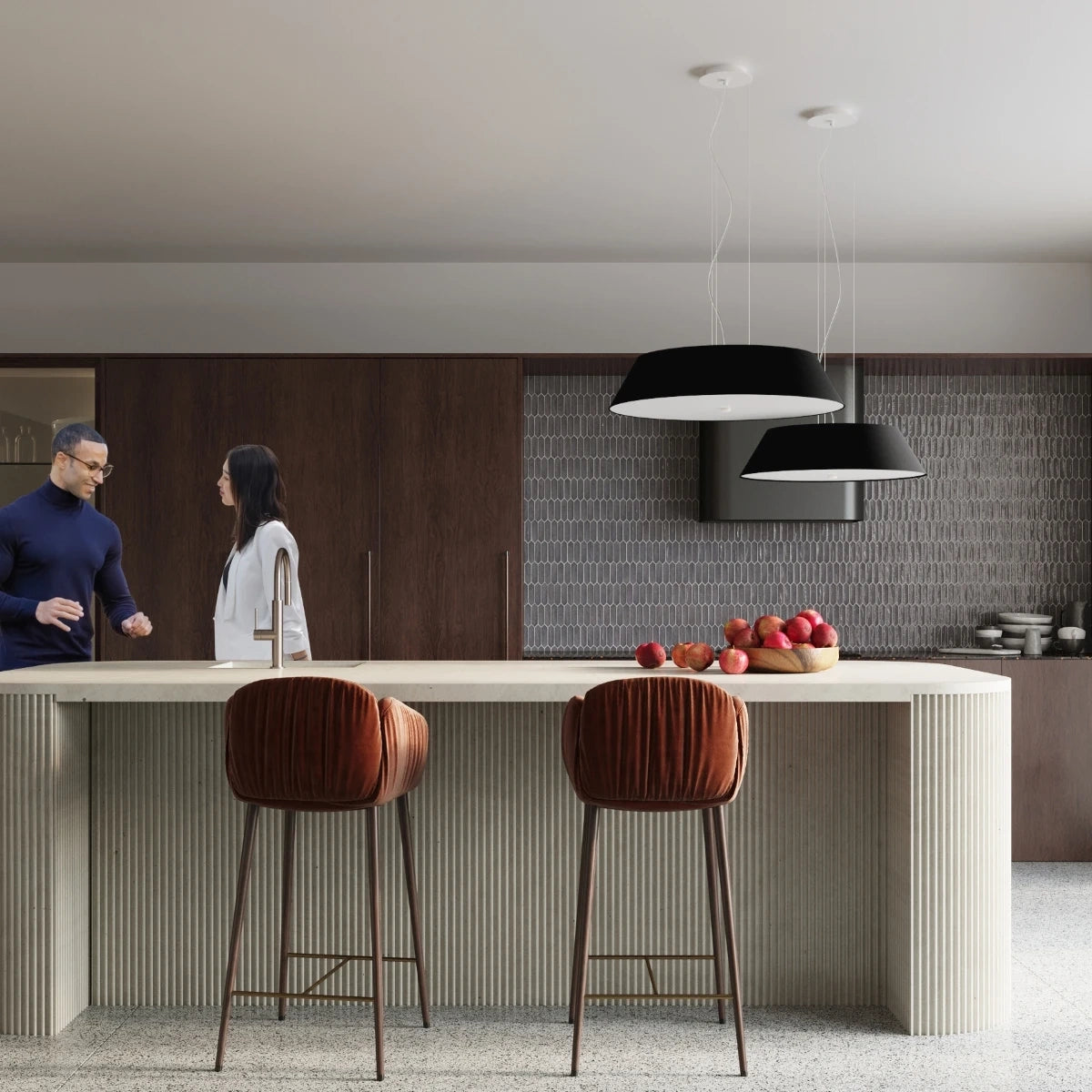 
Design Deckenlampe „Vega“ - Schwarz
