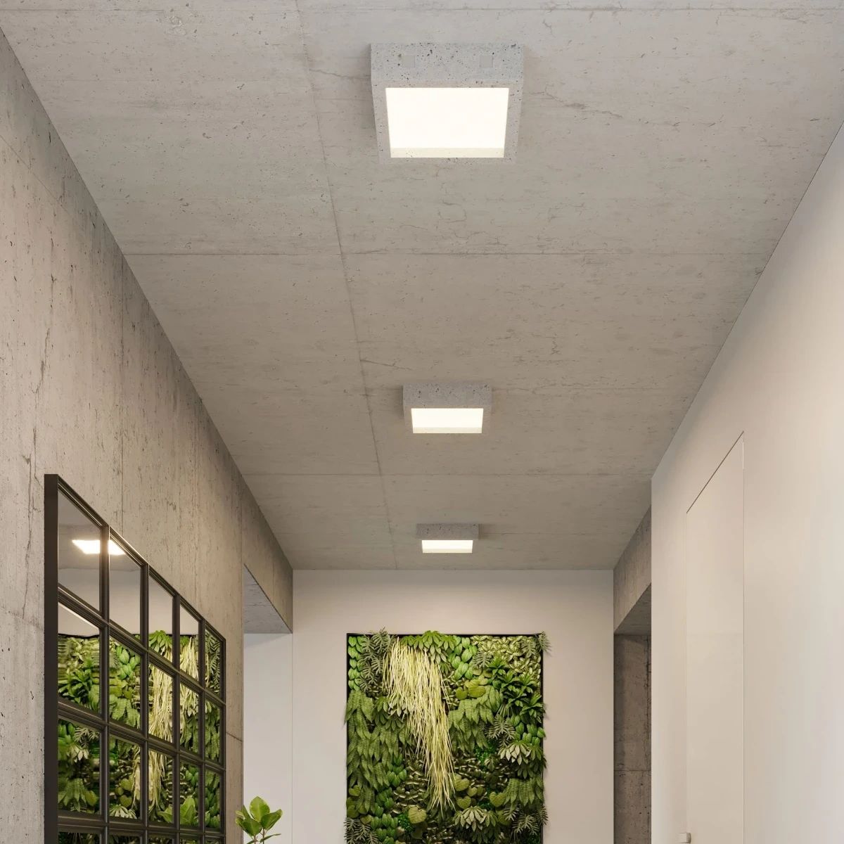 
Design Deckenlampe „Riza“ Beton