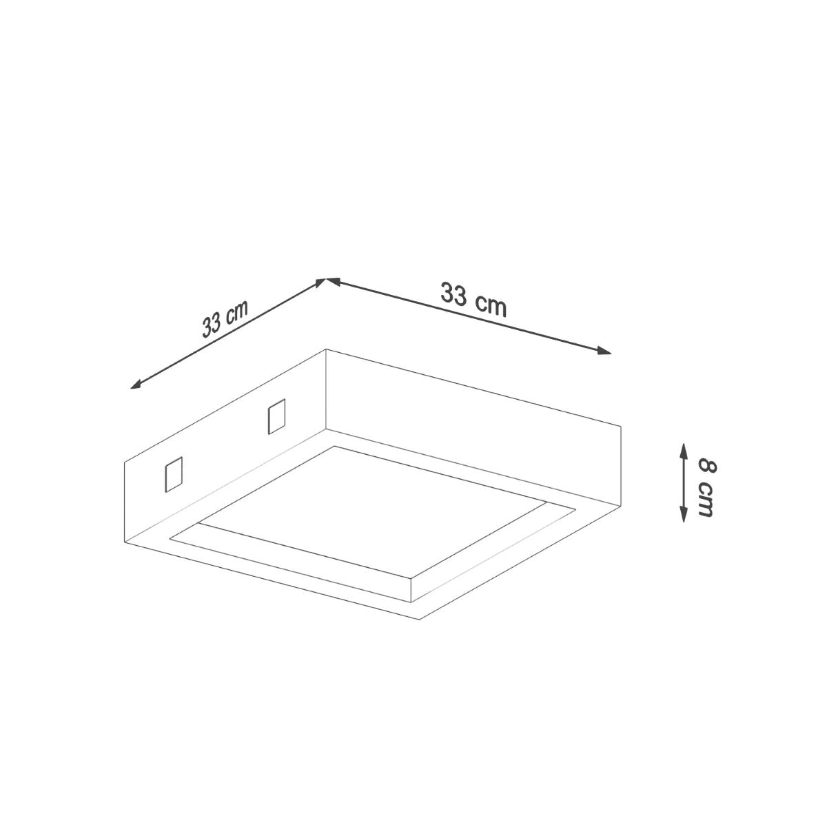
Design Deckenlampe „Riza“ Beton