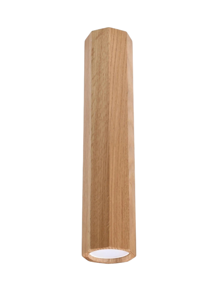 
Design Deckenlampe „Zeke“ Höhe 30 cm, Eiche
