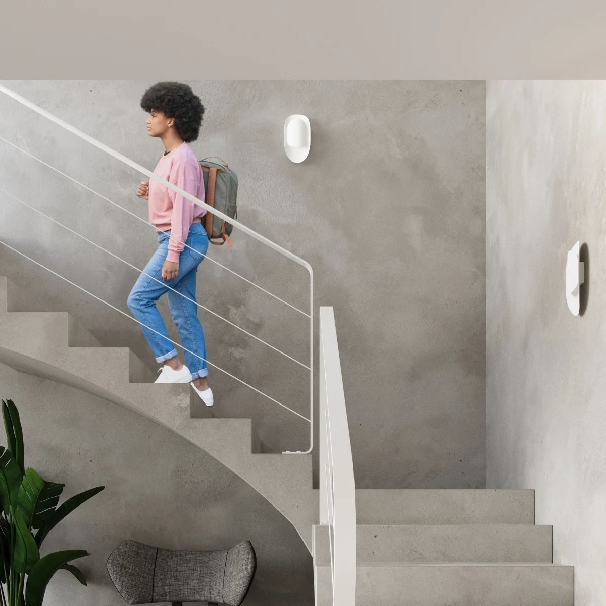 
Design Wandlampe „Tear“ - Weiss