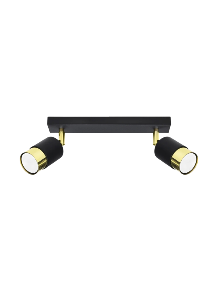 
Design Deckenlampe Keramik „Nero“ - 2-flammig - Gold