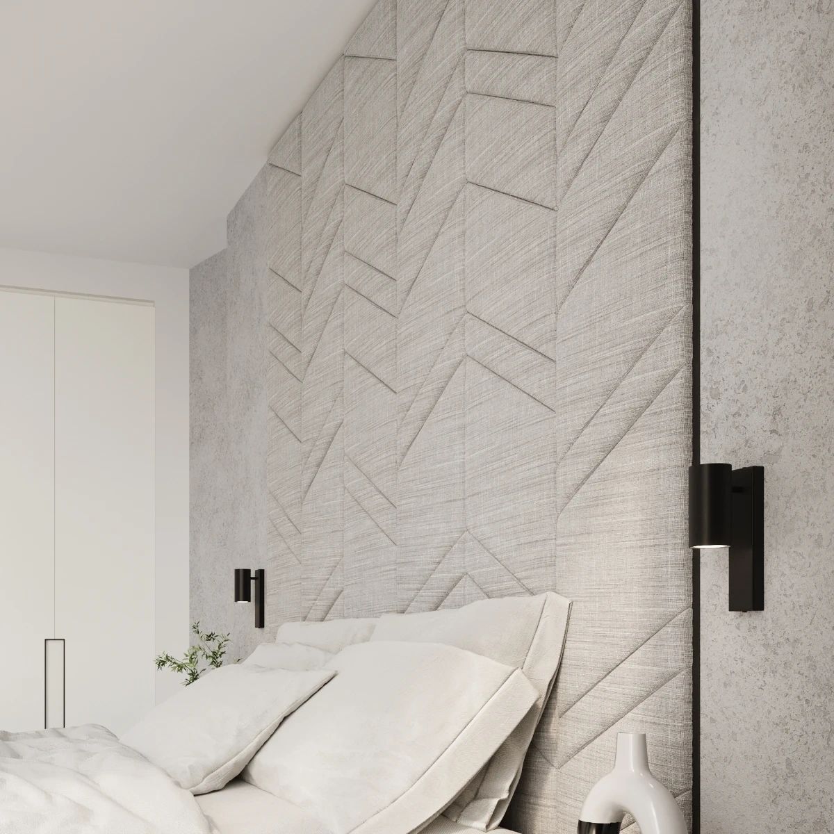
Design Wandlampe „Utti“ - Schwarz
