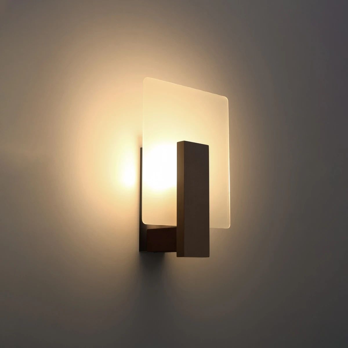 
Design Wandlampe „Lappo“ - Wenge