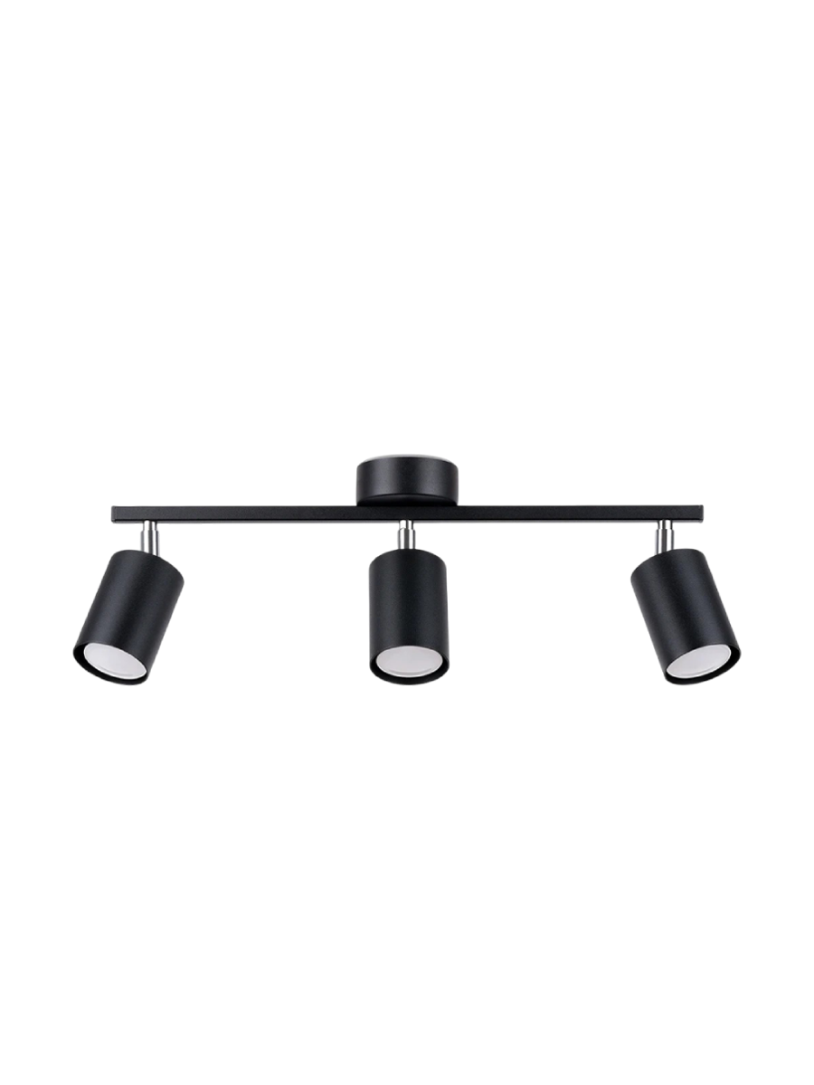
Design Deckenlampe „Lemmi“ 3-flammig - Schwarz