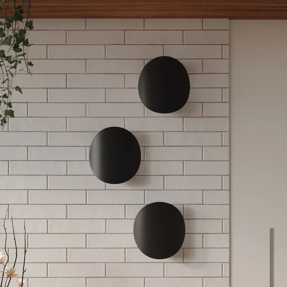 
Design Wandlampe „Senses“ - Schwarz