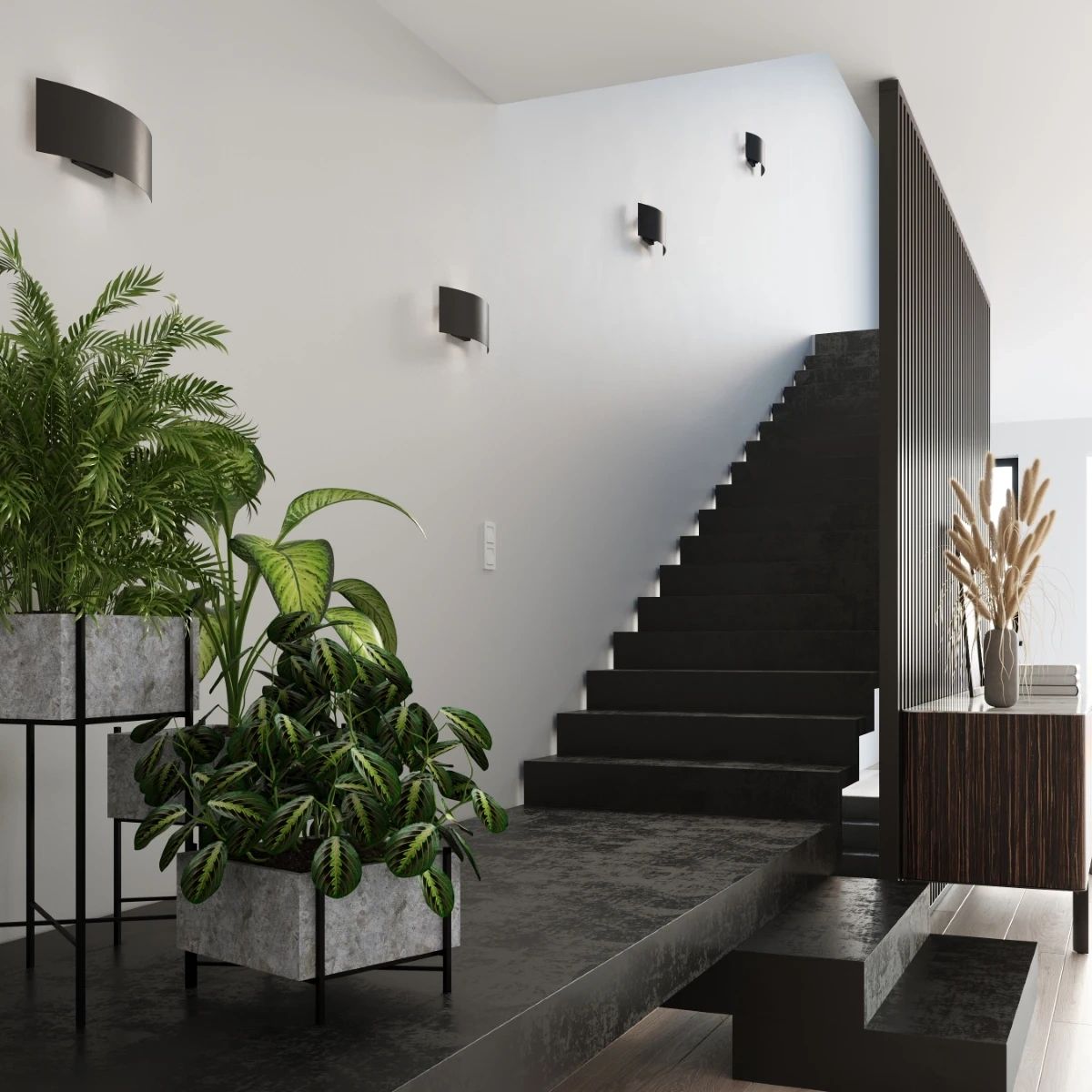 
Design Wandlampe „Magnus“ - Schwarz