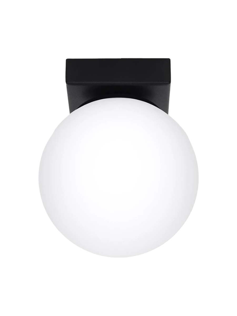 
Design Deckenlampe „Yoli“ 1-flammig - Schwarz