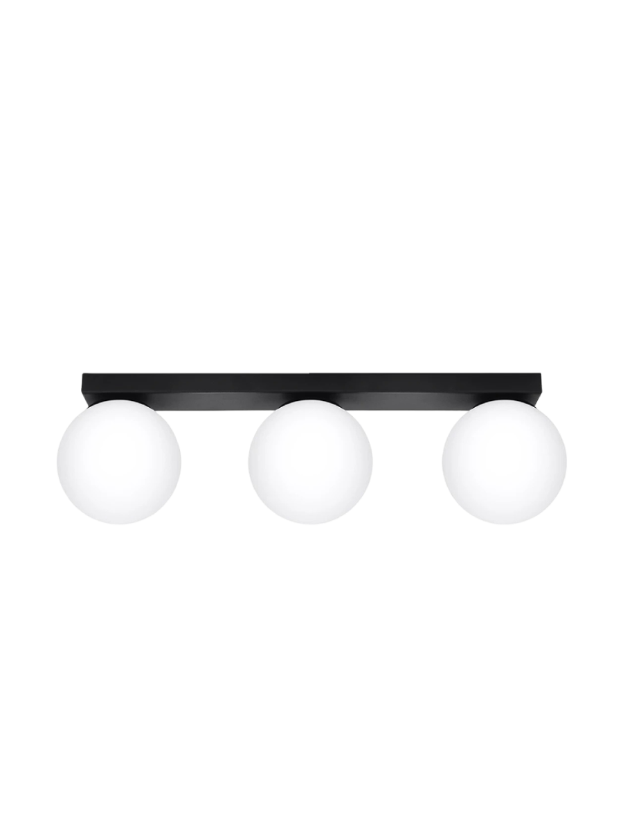 
Design Deckenlampe „Yoli“ 3-flammig - Schwarz