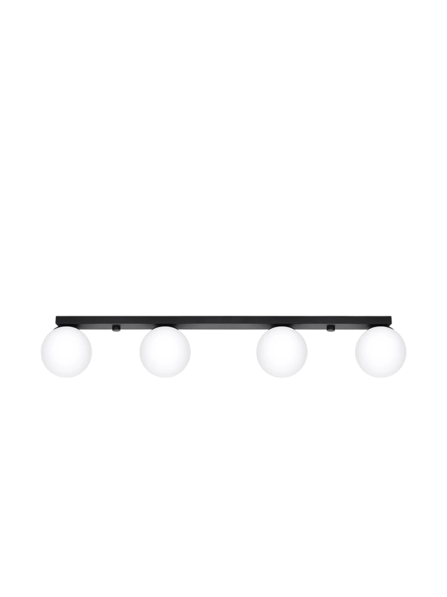 
Lampada da soffitto di design «Yoli» a 4 luci - Nero