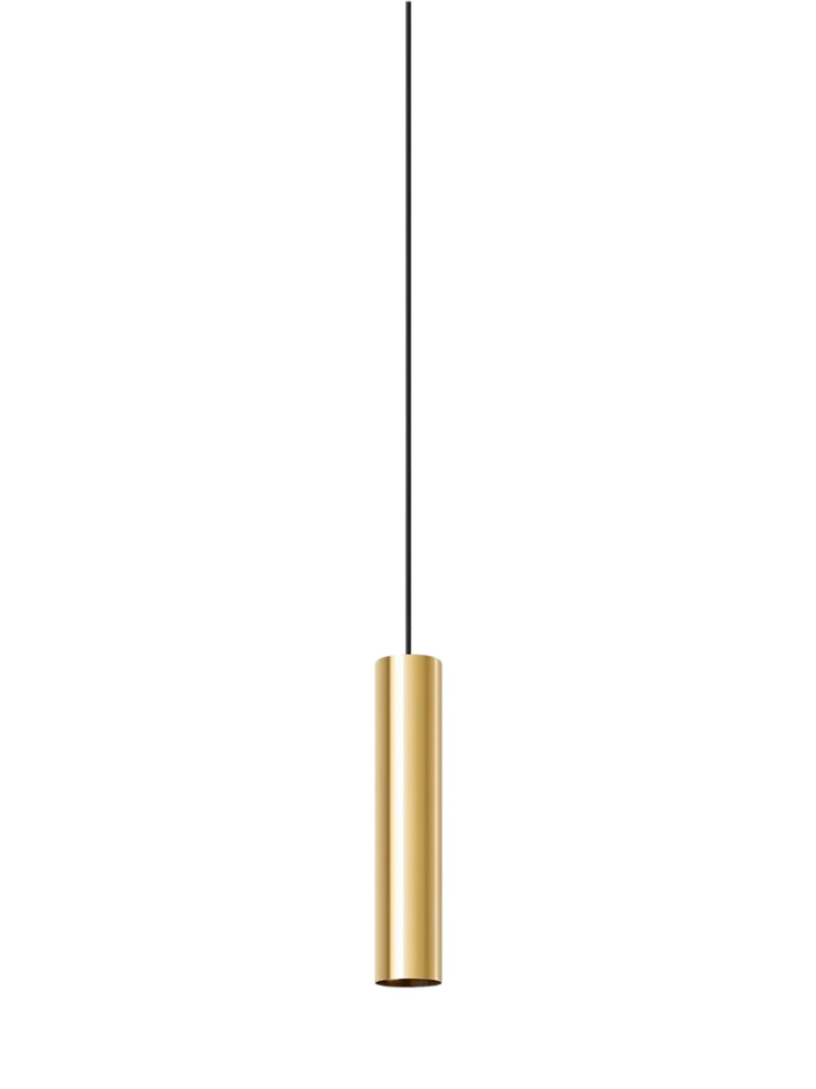 
Design Pendellampe „Lagos“ 1-flammig - Gold glänzend