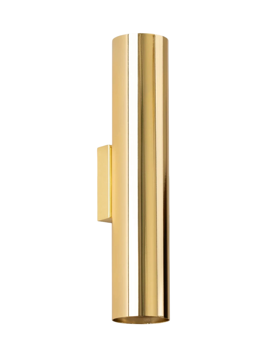 
Design Wandlampe „Lagos“ - 2-flammig - Gold glänzend