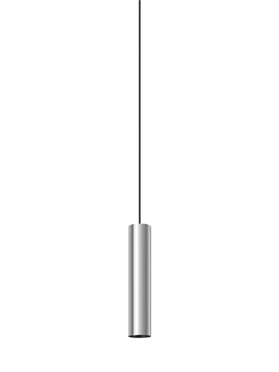 
Design Pendellampe „Lagos“ 1-flammig - Silber