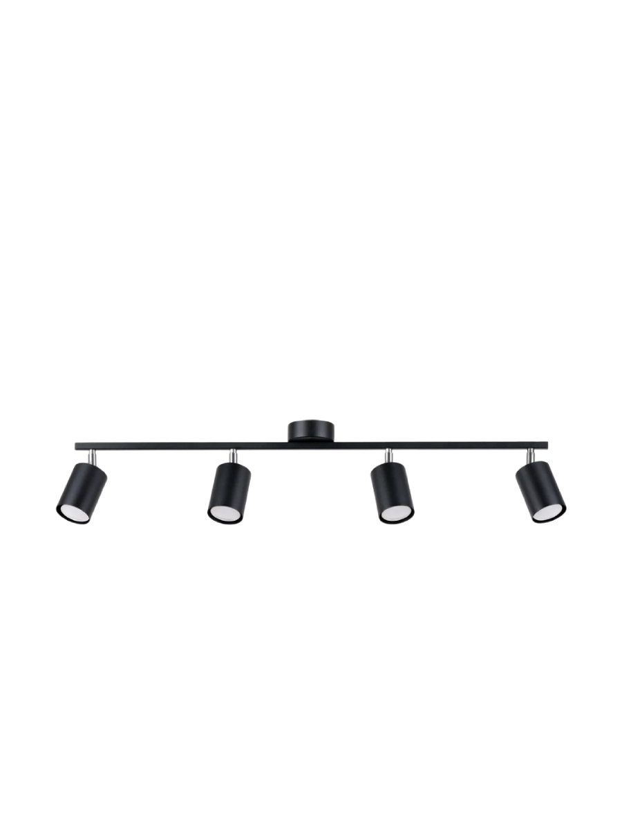 
Design Deckenlampe „Lemmi“ 4-flammig - Schwarz