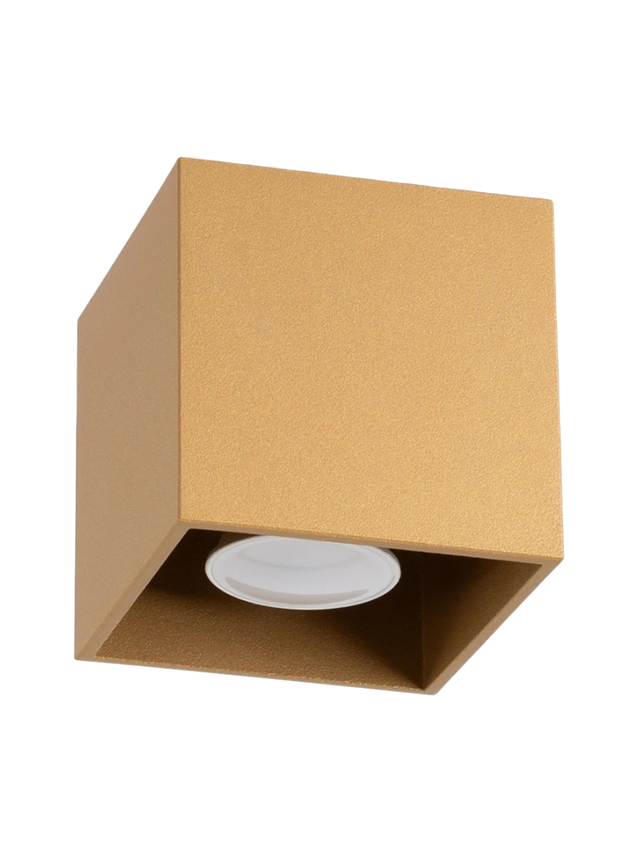 
Design Deckenlampe „Quad“ - 1-flammig - Gold