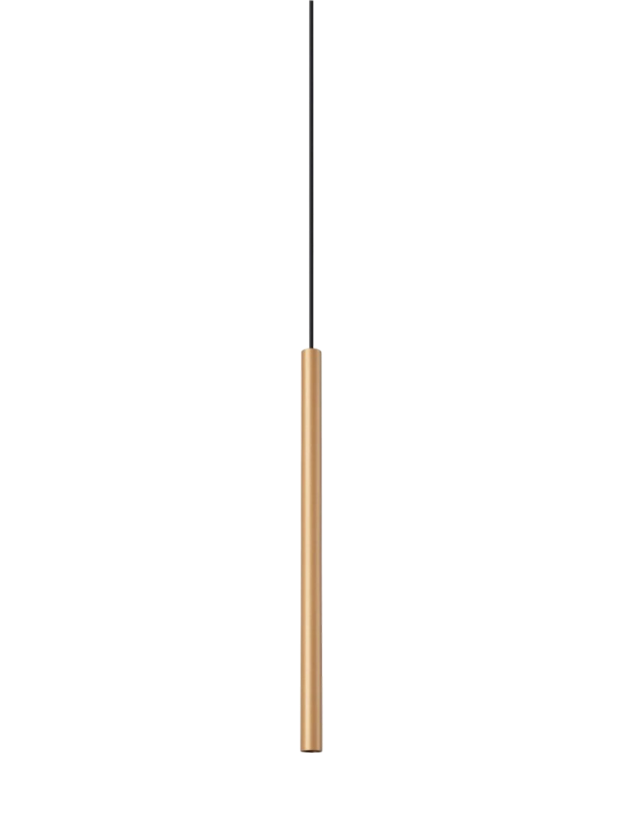 
Suspension design « Pastelo », 1 lampe - Doré mat