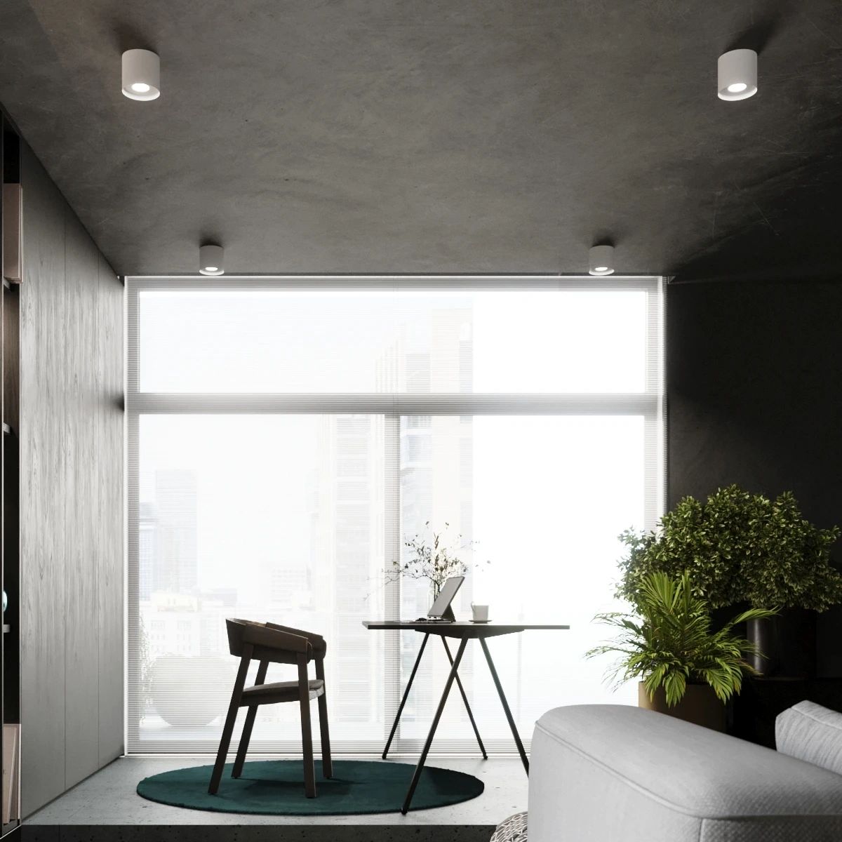
Design Deckenlampe „Mika“ - Weiss