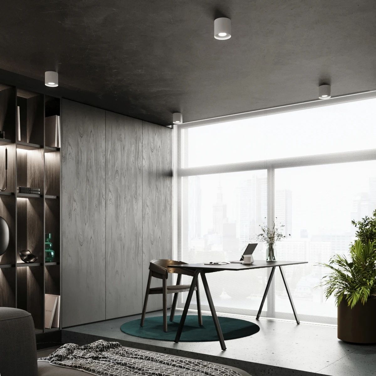 
Design Deckenlampe „Mika“ - Weiss