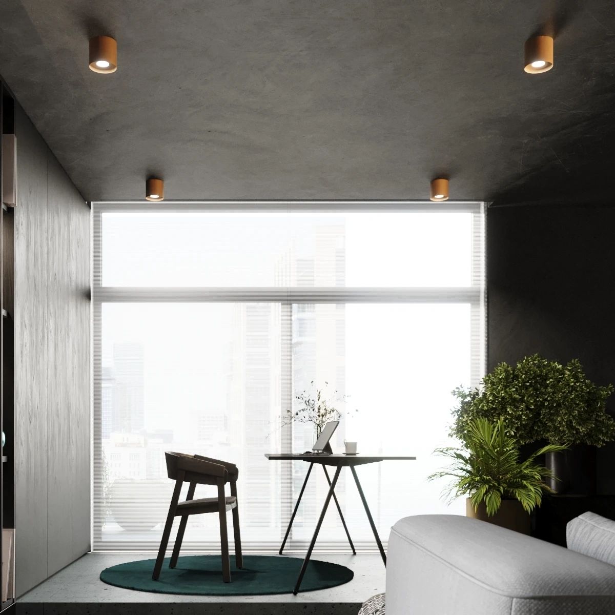 
Design Deckenlampe „Mika“ - Gold