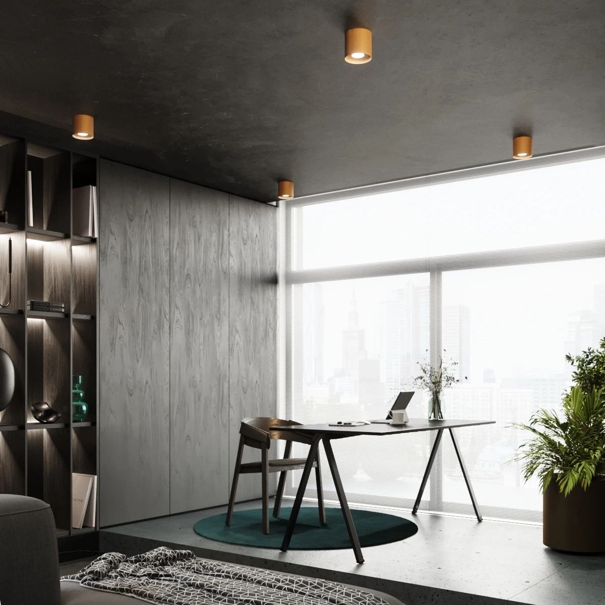 
Design Deckenlampe „Mika“ - Gold