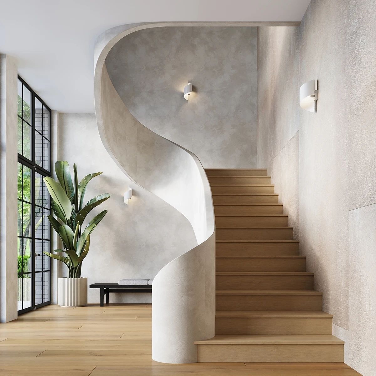 
Design Wandlampe „Talassa“ - Weiss