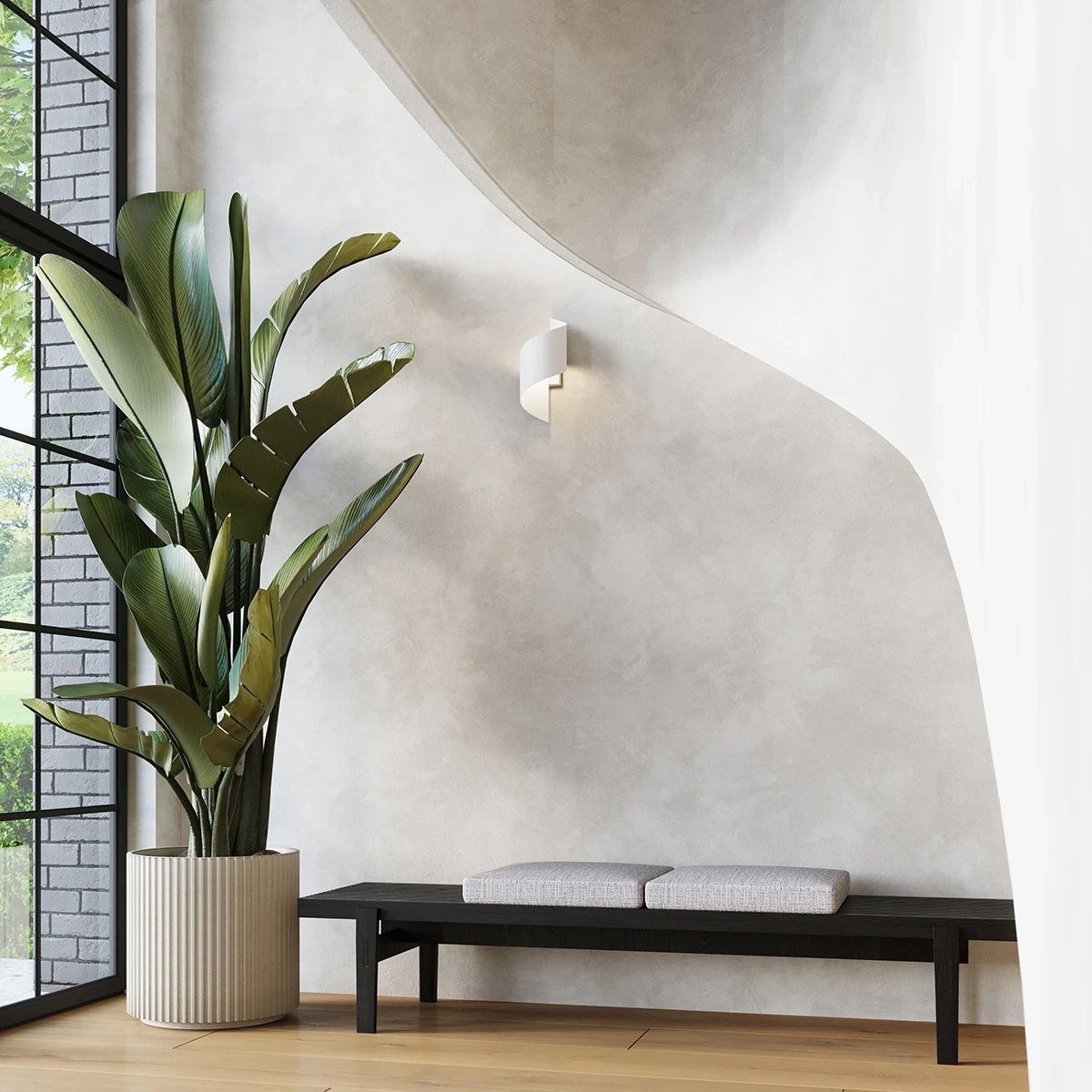 
Design Wandlampe „Talassa“ - Weiss