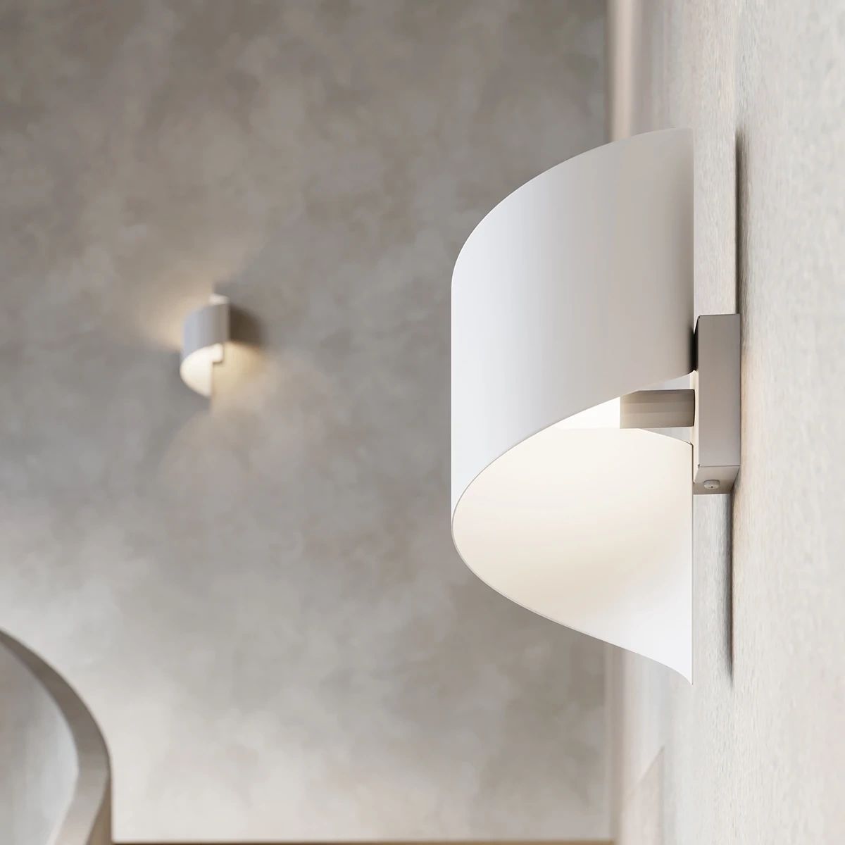 
Design Wandlampe „Talassa“ - Weiss
