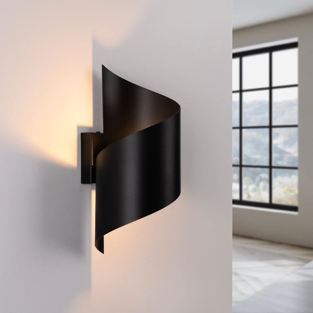 
Design Wandlampe „Talassa“ - Schwarz