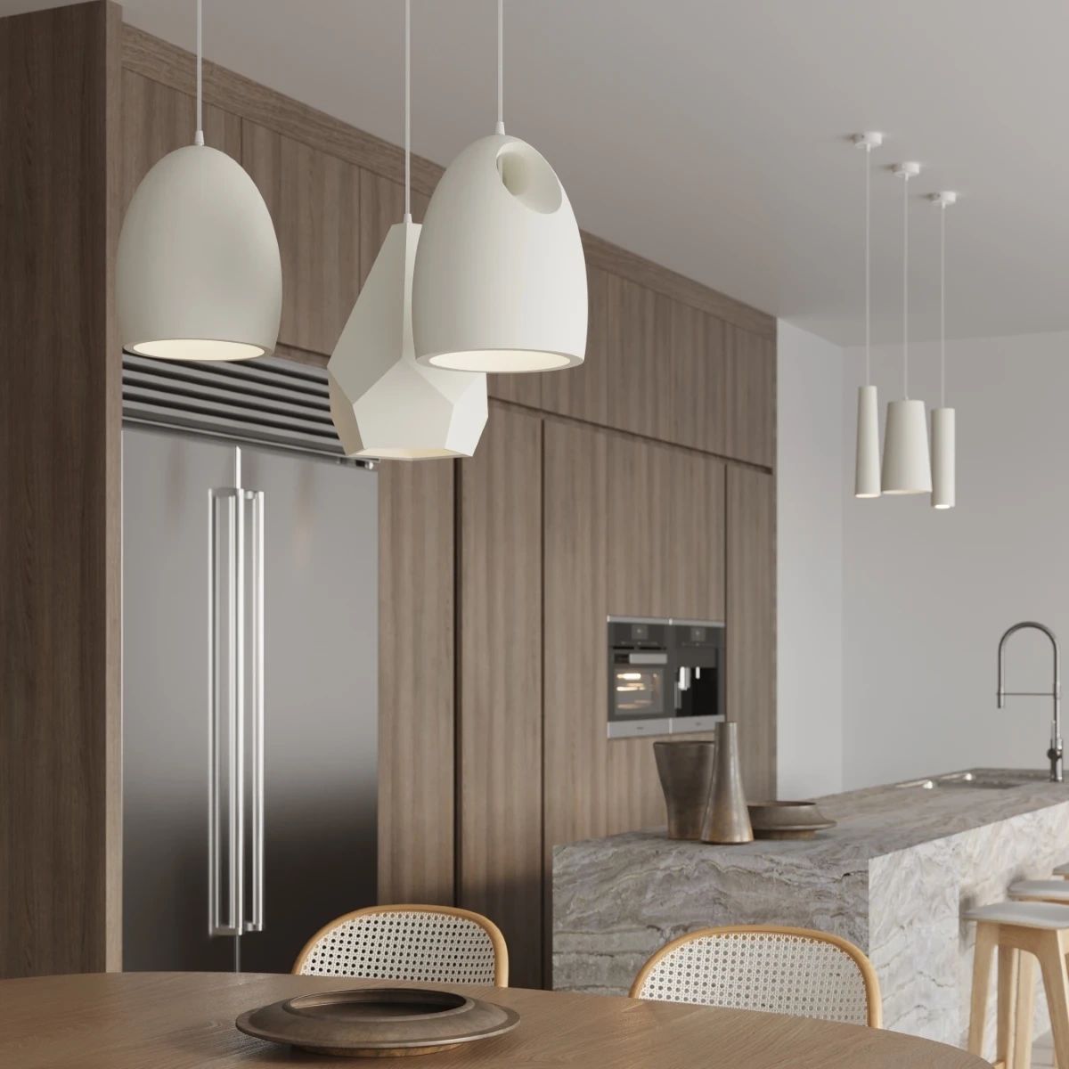 
Lampada a sospensione in ceramica di design «Flawiusz»