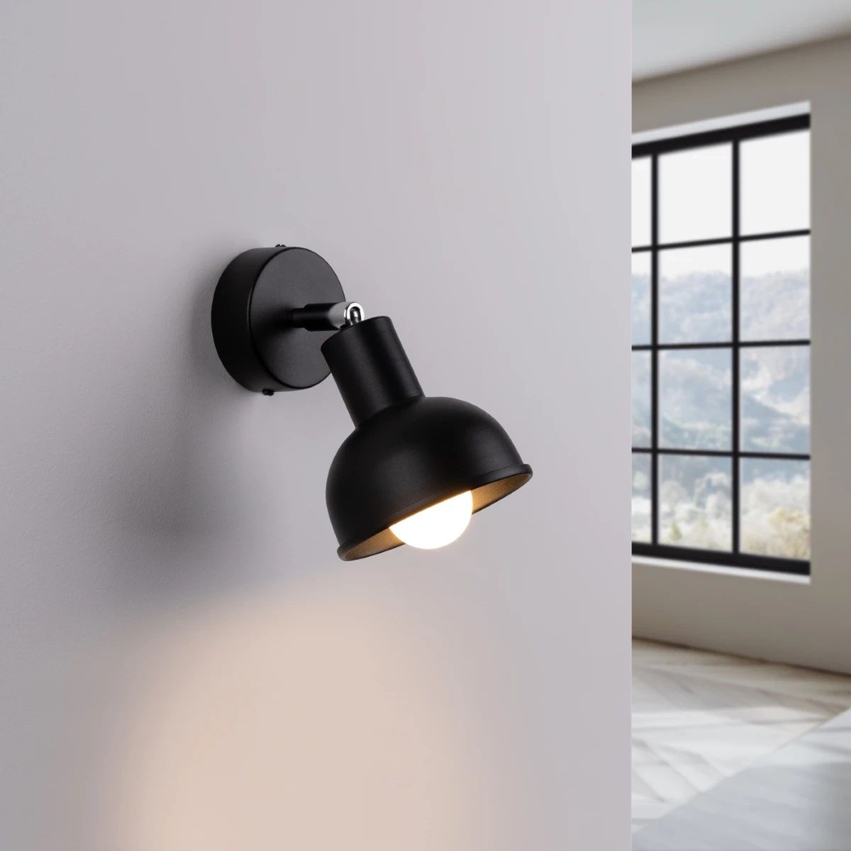 
Design Wandlampe „Elba“ - Schwarz