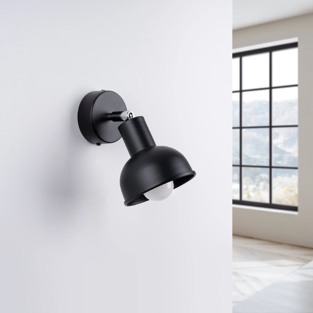 
Design Wandlampe „Elba“ - Schwarz
