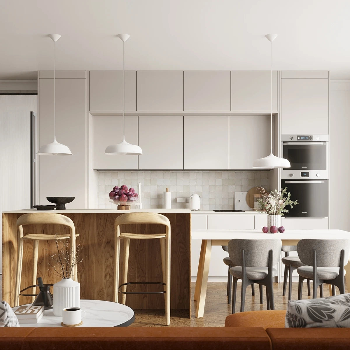 
Design Pendellampe „Gina“ - Weiss