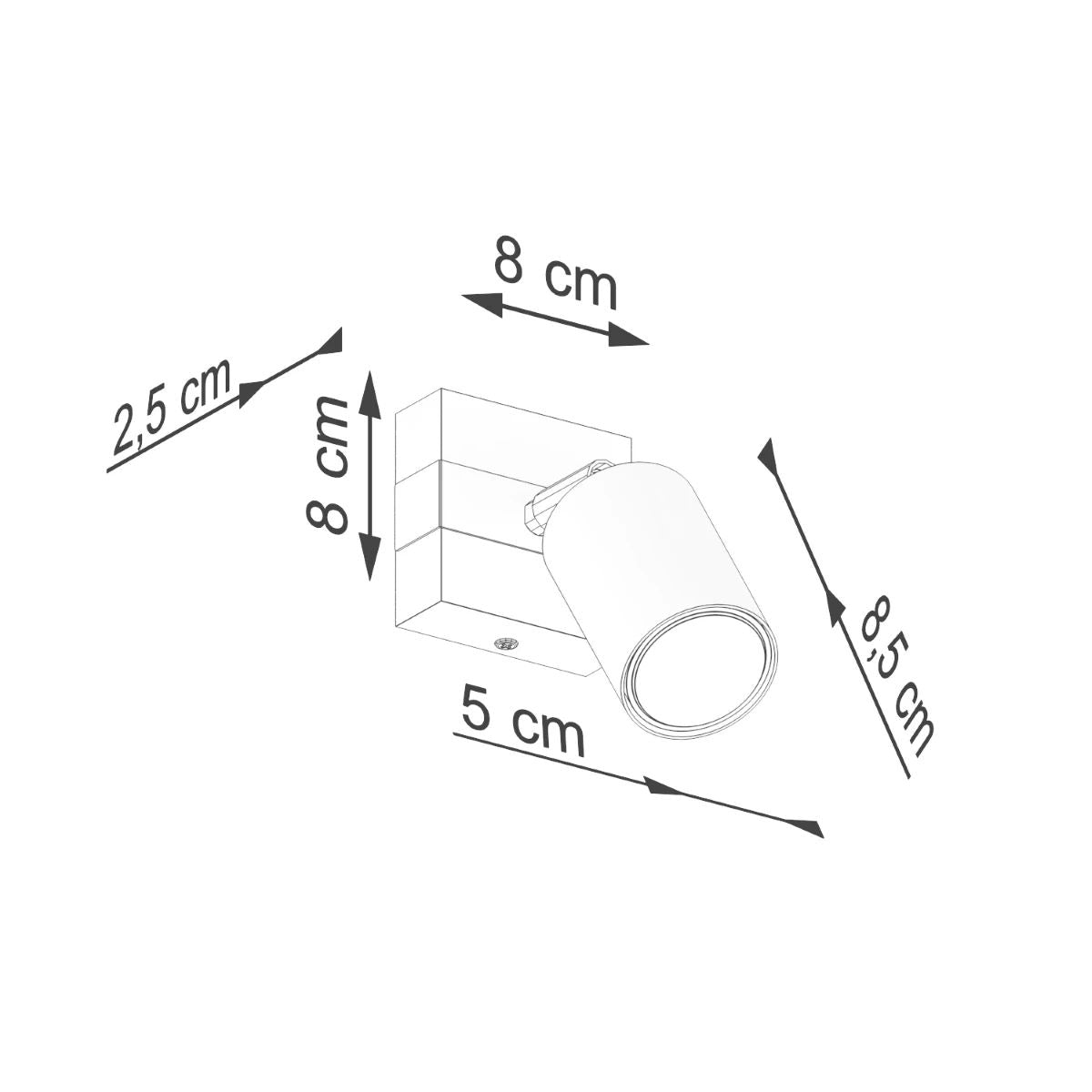 
Design Wandlampe „Fager“