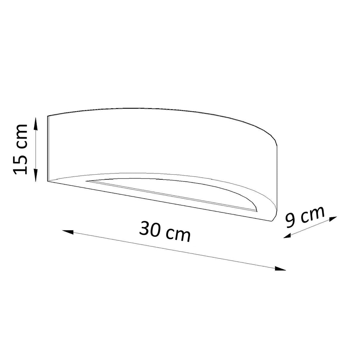 
Lampada da parete in ceramica di design „Atena“ 30